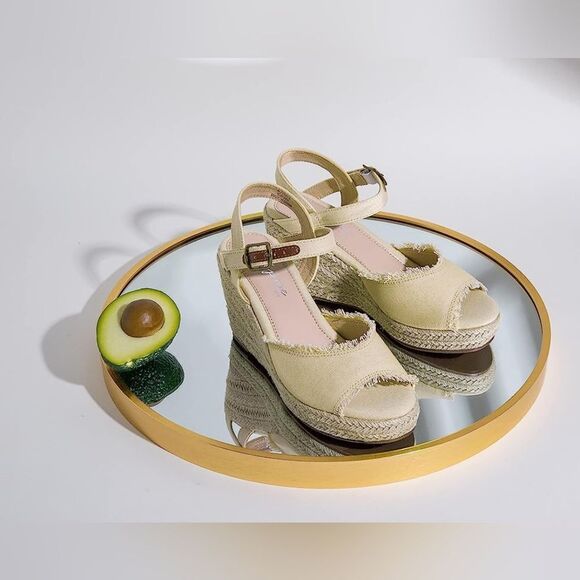 (48-2894) Vepose Women's 80 Espadrilles Wedge Sandals Sz 10 - Picture 11 of 12